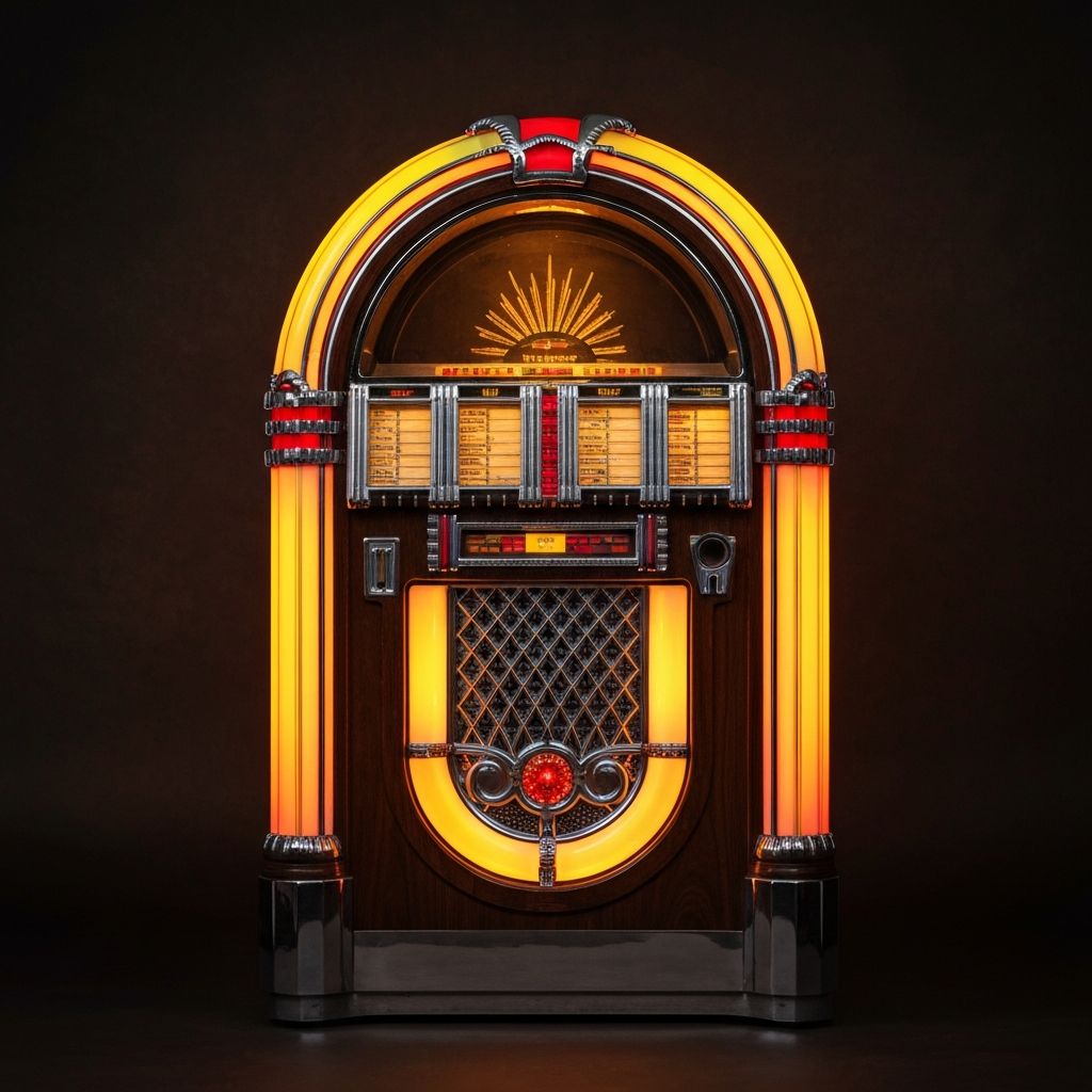 Vintage AMI 200G jukebox from the 1950s